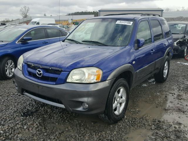 4F2CZ04196KM15367 - 2006 MAZDA TRIBUTE S BLUE photo 2