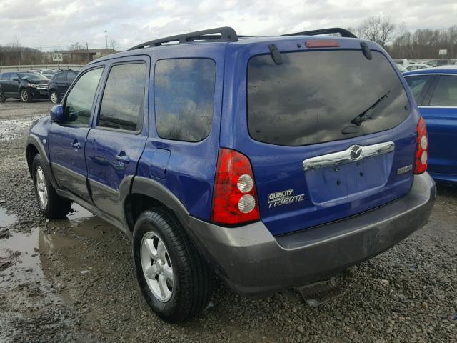 4F2CZ04196KM15367 - 2006 MAZDA TRIBUTE S BLUE photo 3