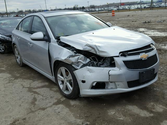 1G1PE5SBXE7152774 - 2014 CHEVROLET CRUZE LT SILVER photo 1