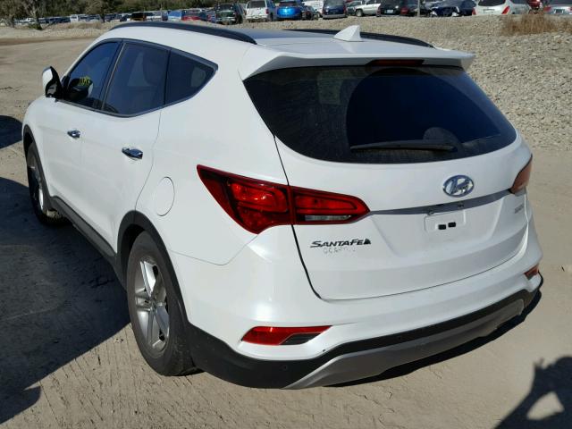 5XYZU3LB2HG416759 - 2017 HYUNDAI SANTA FE S WHITE photo 3