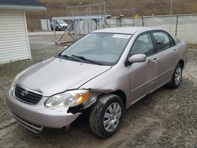 2T1BR32EX3C082855 - 2003 TOYOTA COROLLA CE BEIGE photo 2