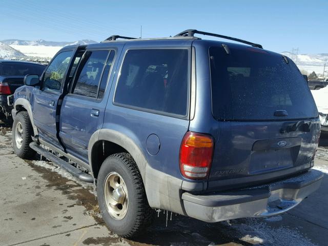 1FMZU72XXYZB82629 - 2000 FORD EXPLORER X BLUE photo 3