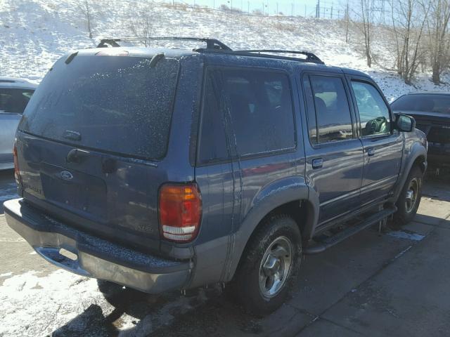 1FMZU72XXYZB82629 - 2000 FORD EXPLORER X BLUE photo 4