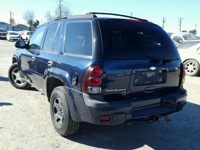 1GNDT13S772252040 - 2007 CHEVROLET TRAILBLAZE BLUE photo 3