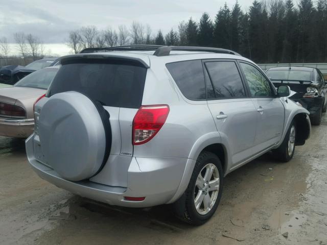 JTMBD32V865007393 - 2006 TOYOTA RAV4 SPORT SILVER photo 4