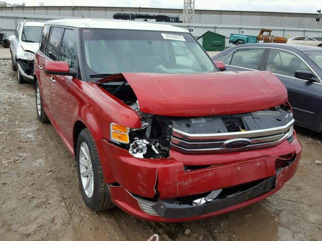 2FMGK5CC8ABA91056 - 2010 FORD FLEX SEL RED photo 1