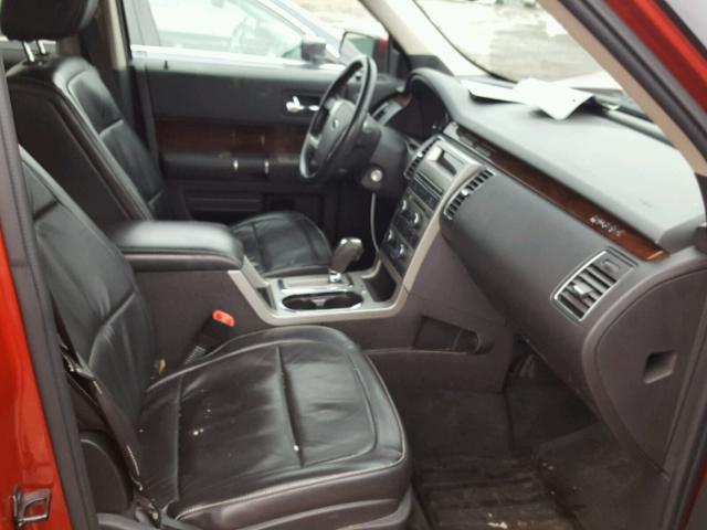 2FMGK5CC8ABA91056 - 2010 FORD FLEX SEL წითელი ფოტო 5