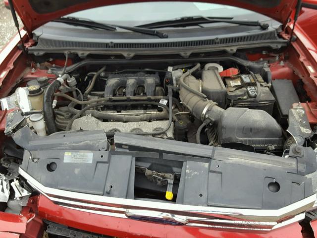 2FMGK5CC8ABA91056 - 2010 FORD FLEX SEL წითელი ფოტო 7