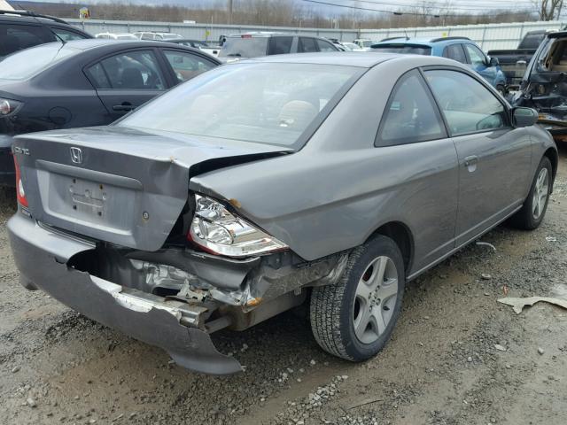 1HGEM22905L047697 - 2005 HONDA CIVIC EX Մոխրագույն լուսանկար 4
