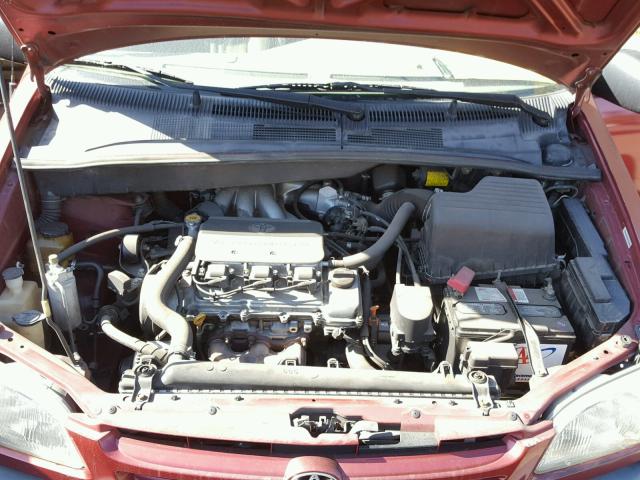 4T3ZF13C5YU287344 - 2000 TOYOTA SIENNA LE RED photo 7