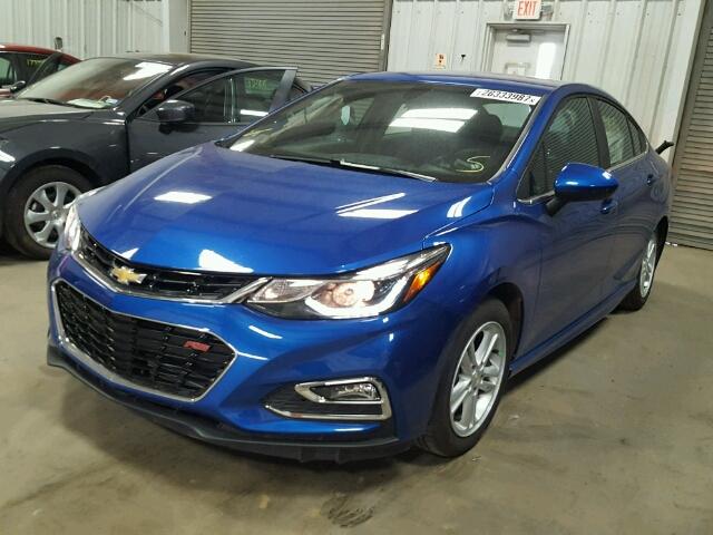 1G1BE5SM9G7295830 - 2016 CHEVROLET CRUZE BLUE photo 2