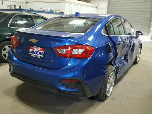 1G1BE5SM9G7295830 - 2016 CHEVROLET CRUZE BLUE photo 4