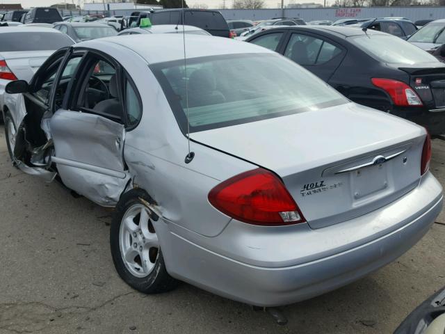 1FAFP55U13A219455 - 2003 FORD TAURUS SES SILVER photo 3