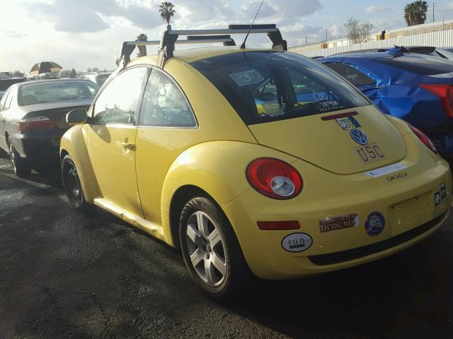 3VWPW31C97M516563 - 2007 VOLKSWAGEN NEW BEETLE 黄色 照片 3