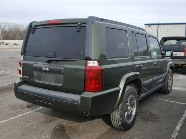 1J8HG48K27C691156 - 2007 JEEP COMMANDER GREEN photo 4