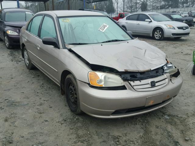 2HGES16512H537193 - 2002 HONDA CIVIC LX TAN photo 1