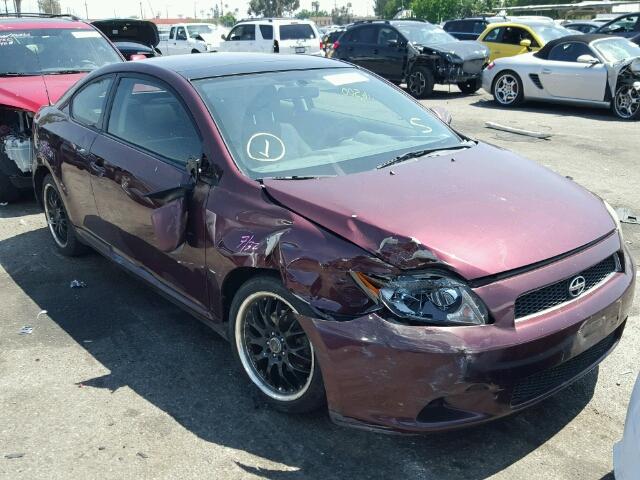 JTKDE177950040198 - 2005 TOYOTA SCION TC BURGUNDY photo 1