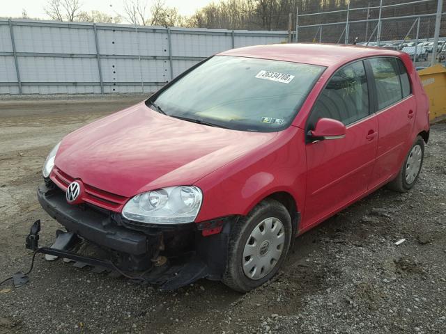 WVWDR71K97W037992 - 2007 VOLKSWAGEN RABBIT RED photo 2