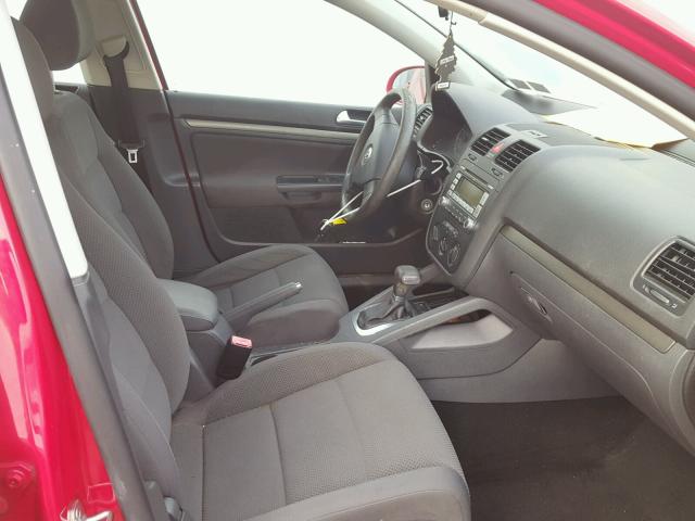 WVWDR71K97W037992 - 2007 VOLKSWAGEN RABBIT RED photo 5