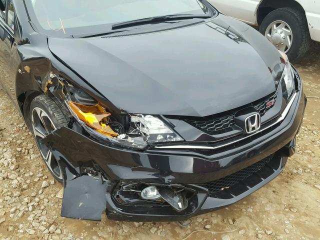 2HGFG4A55EH702049 - 2014 HONDA CIVIC SI BLACK photo 9