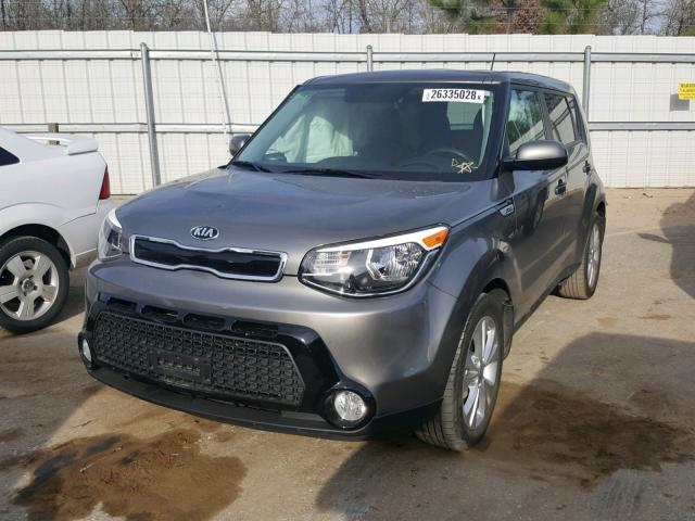 KNDJP3A51G7303561 - 2016 KIA SOUL + GRAY photo 2