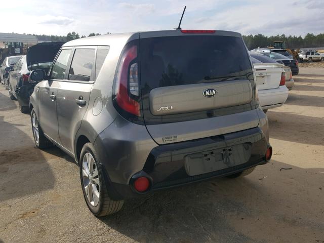 KNDJP3A51G7303561 - 2016 KIA SOUL + GRAY photo 3