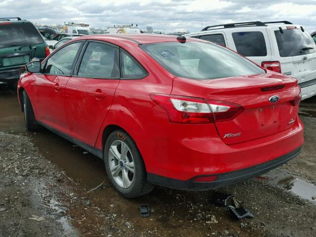 1FADP3F24DL302425 - 2013 FORD FOCUS RED photo 3