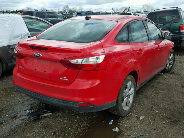 1FADP3F24DL302425 - 2013 FORD FOCUS RED photo 4