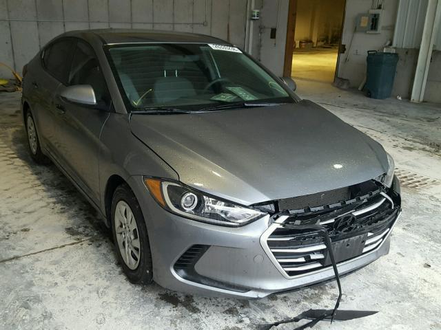 KMHD74LF9HU352935 - 2017 HYUNDAI ELANTRA SE GRAY photo 1