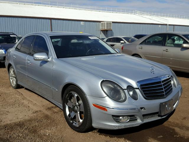 WDBUF56X07B164024 - 2007 MERCEDES-BENZ E 350 SILVER photo 1