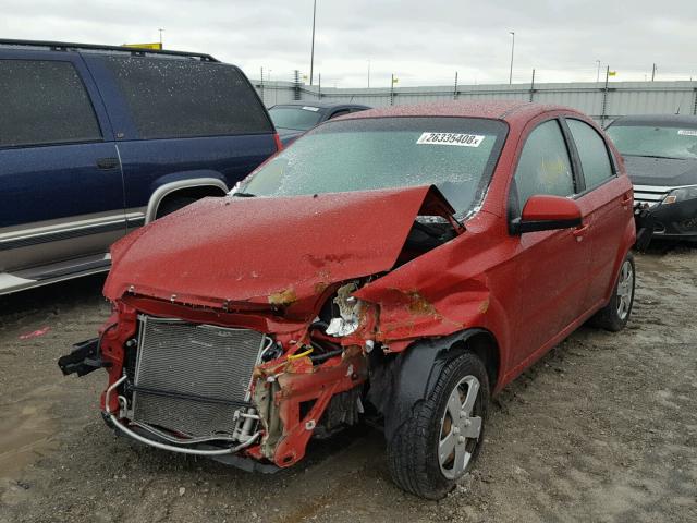 KL1TD5DE4BB225251 - 2011 CHEVROLET AVEO LS 红色 照片 2