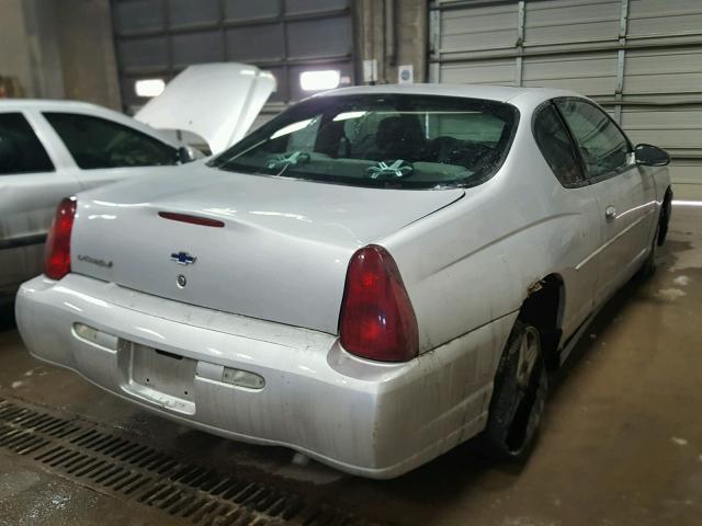 2G1WW12E149174025 - 2004 CHEVROLET MONTE CARL 银色 照片 4