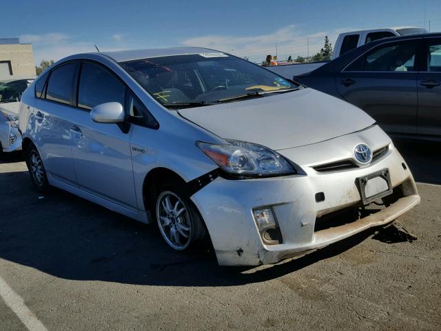 JTDKN3DU9B0247190 - 2011 TOYOTA PRIUS SILVER photo 1