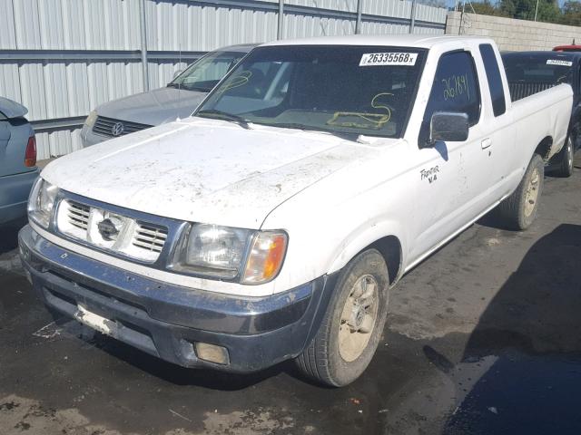 1N6DD26S6XC324859 - 1999 NISSAN FRONTIER K WHITE photo 2