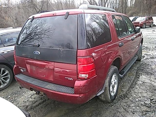 1FMDU73K45ZA16681 - 2005 FORD EXPLORER X RED photo 4