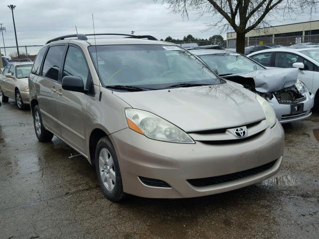 5TDZA23C86S394746 - 2006 TOYOTA SIENNA CE GOLD photo 1