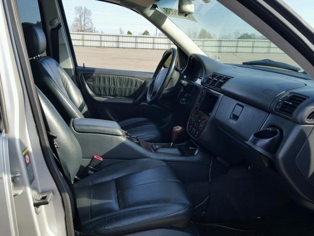 4JGAB72E4YA174400 - 2000 MERCEDES-BENZ ML 430 银色 照片 5