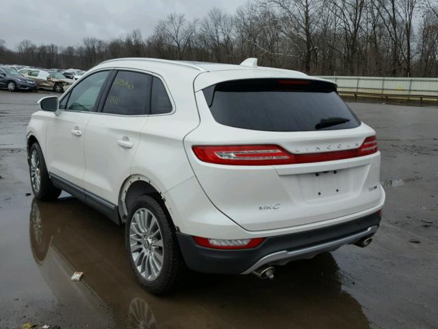 5LMCJ2A98FUJ38124 - 2015 LINCOLN MKC WHITE photo 3