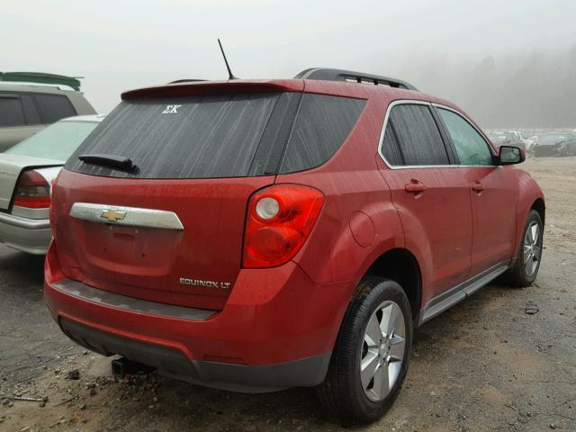 2GNALDEK1D6266936 - 2013 CHEVROLET EQUINOX LT BURGUNDY photo 4