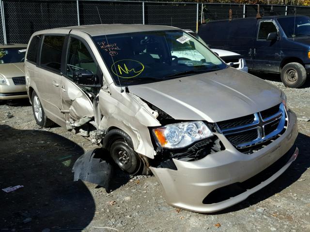 2C4RDGBG5DR688930 - 2013 DODGE GRAND CARA GOLD photo 1