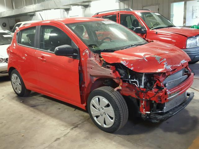 KL8CB6SA0GC613687 - 2016 CHEVROLET SPARK LS RED photo 1