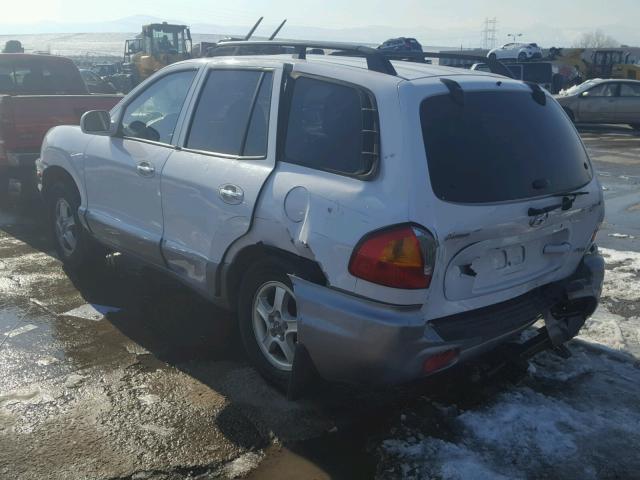 KM8SC73D22U325294 - 2002 HYUNDAI SANTA FE G WHITE photo 3