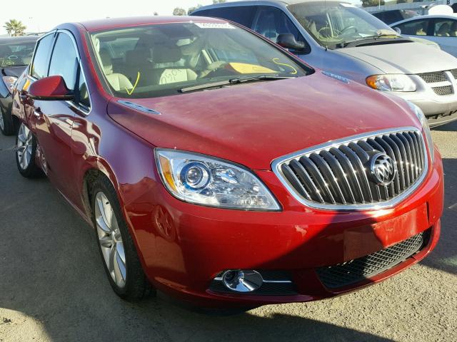 1G4PP5SK7E4141374 - 2014 BUICK VERANO RED photo 1