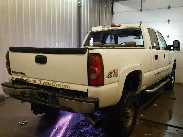 1GCHK23246F103370 - 2006 CHEVROLET SILVERADO WHITE photo 4