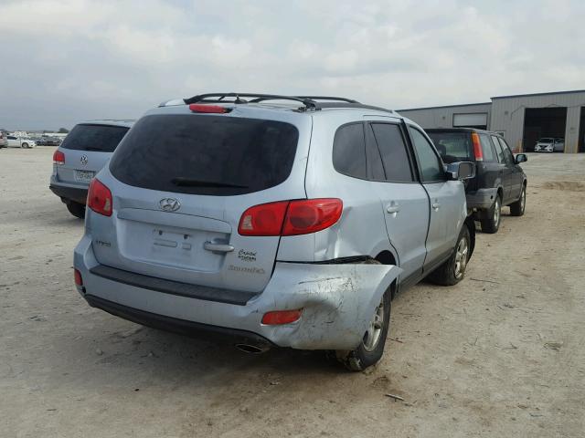 5NMSG13D97H091868 - 2007 HYUNDAI SANTA FE G SILVER photo 4