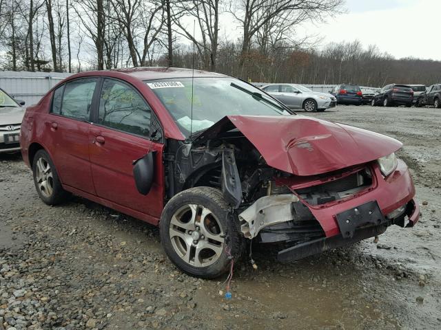 1G8AL52FX5Z127278 - 2005 SATURN ION LEVEL RED photo 1