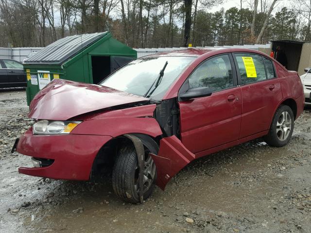 1G8AL52FX5Z127278 - 2005 SATURN ION LEVEL RED photo 2