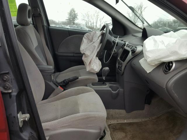 1G8AL52FX5Z127278 - 2005 SATURN ION LEVEL RED photo 5