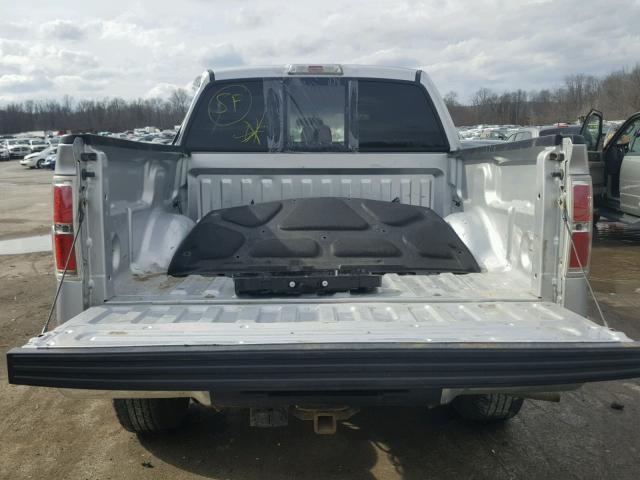 1FTFW1ET0DFB17694 - 2013 FORD F150 SUPER SILVER photo 9