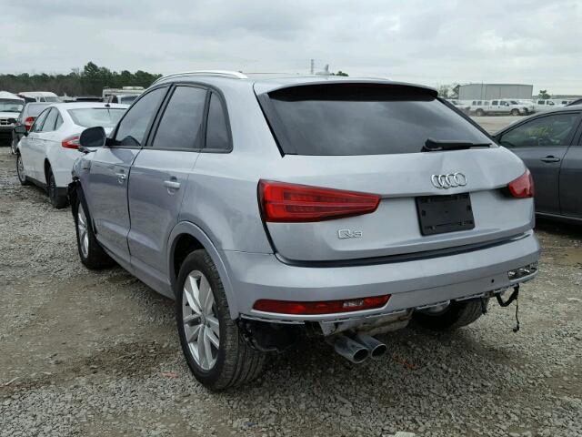 WA1BCCFS1JR001885 - 2018 AUDI Q3 PREMIUM SILVER photo 3